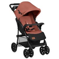 Carucior sport, Lionelo, Emma Plus, Cu tavita, 2 Suporturi pentru pahar, Geanta accesorii, Conform cu standardul european de securitate EN1888-1, Roz - 1
