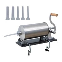 Masina profesionala de umplut carnati CAMPION CMP1166, 5KG, inox, cu 5 palnii si sistem Airstop - 1