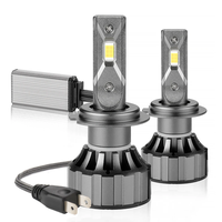 Set 2 Lampi V20 H4 LED cu doua faze temperatura 6000K putere 100W 10.000 Lumeni Canbus - 1