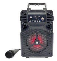 Difuzor Portabil Woofer KTS 1513 cu Bluetooth, MP3 si Karaoke pentru Activitati Exterioare - 1
