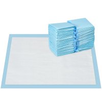 PawHut Set de 100 Covoare Igienice pentru Câini, 6 Straturi, 45x60 cm, Albastru | Aosom Romania - 1