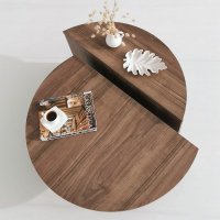 Masuta de cafea, Hanah Home, pal melaminat, nuc, 90x60x30 cm, 552NOS2234 - 7