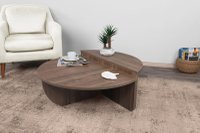 Masuta de cafea, Hanah Home, pal melaminat, nuc, 90x60x30 cm, 552NOS2234 - 9