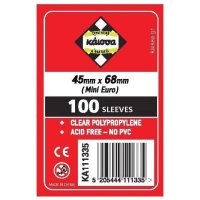 Pachet 100 Sleeve-uri Kaissa Mini Euro pentru Carti de Joc - 1