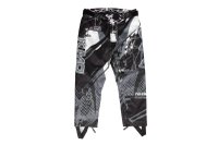 Pantaloni KIMO Kids BRO Motocross cu Protectii pentru Copii, Negru - 1