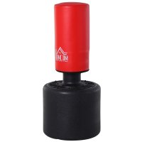 Sac de box HOMCOM cu baza ajustabila, inaltime 145-172 cm, rosu/negru - 1