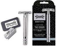 Aparat de ras Wilkinson Sword Clasic The Edger cu margine dubla, Inox, + 5 lame de rezerva, Gri - 2