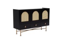 Comoda CLIFF Neagra, Dimensiuni 123x38x63 cm - 1