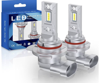 Set 2 becuri auto LED W HiR2 (9012) de 120W cu 15000Lm 12V 6000K lumina alb rece - 1