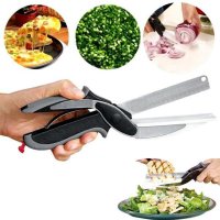 Foarfeca multifunctionala Smart Cutter 2 in 1 pentru legume si verdeata - 1