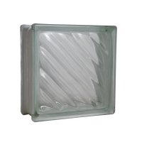 Caramida sticla transparenta Diagonal Wave - 2
