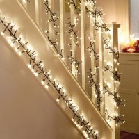 Instalatie Luminosa Craciun Cluster 540 LED-uri, 12.8 m, pentru Interior si Exterior - 1