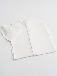 Set sac de dormit si caciulita pentru nou-nascuti din bumbac organic - 4