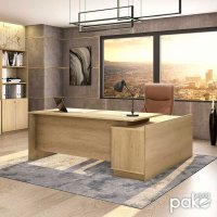 Birou Amazon Right Sonoma 180x160 cm - Design Modern si Functionalitate - 2