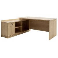 Birou Amazon Right Sonoma 180x160 cm - Design Modern si Functionalitate - 4