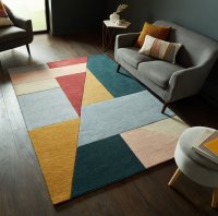 Covor Alwyn Multicolor/Roz 200X290 cm, Flair Rugs - 1