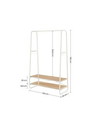 Suport umerase, Vasagle, Maro Rustic, RGR112B01, 100 x 45 x 160 cm - 4