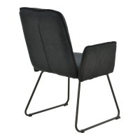 Scaun cu brate Essential Negru 55.5x59x89 cm - 2