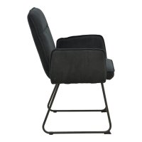 Scaun cu brate Essential Negru 55.5x59x89 cm - 3