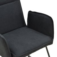 Scaun cu brate Essential Negru 55.5x59x89 cm - 7
