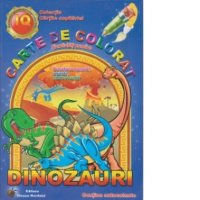 Carte de colorat si activitati distractive cu Dinozauri - 1