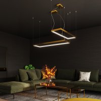 Candelabru LED Tuula Auriu 3000K 100x30x150 cm - 9