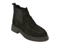 Ghete EPICA negre din piele intoarsa pentru femei - 1