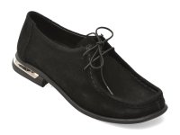 Mocasini GRYXX negri, 25308, din piele intoarsa - 1