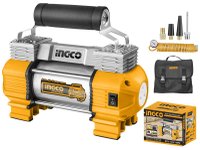 Compresor Auto 12V Ingco AAC2508 cu 2 Cilindri si Presiune de 8bar - 2