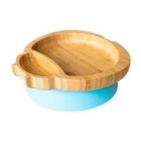 Farfurie Eco Rascals din Bambus Buburuza Albastru - 1