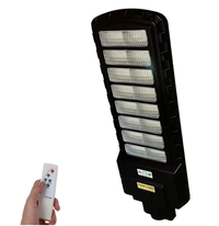 Lampa Solara Stradala LED 800W Senzor de lumina si miscare telecomanda baterie 12000MA - 1
