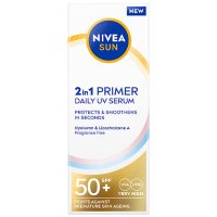 Nivea Ser Primer UV cu Protectie Solara SPF50+, 30ml - Hidratare si Uniformizare - 1