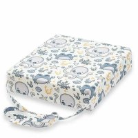 Inaltator New Baby BASIC pentru copii, Animale marine, Spuma poliuretanica, Husa detasabila din bumbac, Grosime 8 cm, Albastru - 1