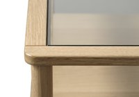 Masuta de cafea ELBA din stejar si sticla securizata, 60 x 41 x 120 cm - 2