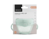 Bol cu  manere pentru copii KikkaBoo Snack-me-up Mint,capac moale si flexibil cu orificu usor de accesat,ideal pentru gustari - 4