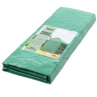 Învelitoare pentru Seră Outsunny cu 12 Feronerie, Ușă Rulabilă și Margini Îngropate, Dimensiuni 3x2x2 m, Verde | Aosom Romania - 1