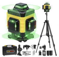 Nivela Laser 3D Leihmann cu Linii Verzi si Accesorii Complete - 1