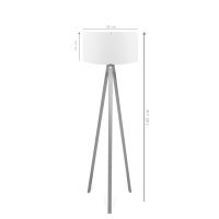 Lampadar AYD Gri 140x38x38 cm - 3