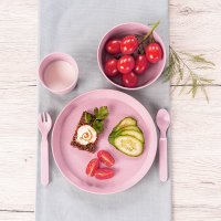 Set 2 farfurii Reer Growing Plate roz - 1