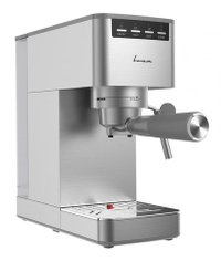 Espressor manual Fram FEM-D15SS, 1350 W, rezervor de 1.2 l, sistem de spumare, 15 bar, inox argintiu - 1