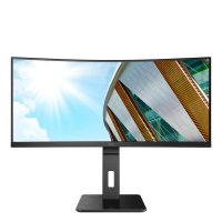 AOC CU34P2A 34 Inch Gaming Monitor - 3440 x 1440 Resolution, Black - 5