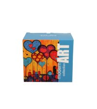 Cana portelan, 450 ml, Modern Hearts - 3