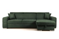 Colțar Extensibil BELLAGIO, șezlong interschimbabil, cu ladă de depozitare, cu tetiere reglabile, 280x170x100 cm - 1