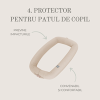 Cuib modular pentru bebelusi Sleepee, roz - 6