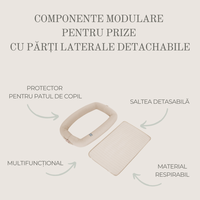 Cuib modular pentru bebelusi Sleepee, roz - 9