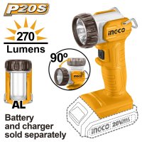 Lanterna LED Ingco CWLI2038 20V 270 Lumeni - Fara Acumulator - 1