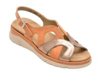 Sandale SUAVE maro, 12503, din piele naturala - 1