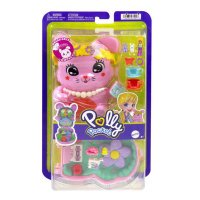 Polly Pocket Gentuta cu Iepuras pentru Petrecere, set cu accesorii - 1