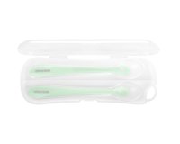 Set 2 lingurite din silicon pentru copii KikkaBoo Mint in cutiuta depozitare,Recomandata de la 4 luni,Fara BPA,Textura extrem de moale - 4