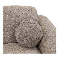 Canapea lounge Clyde gri, 109/177 x 300 x 75 cm - 2